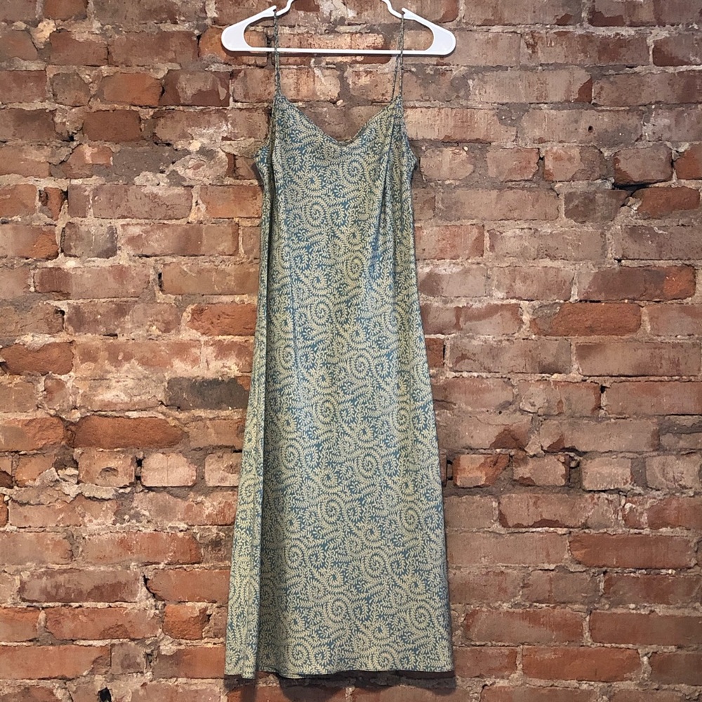 J. Crew 100% Silk Midi Slip Dress Size 8